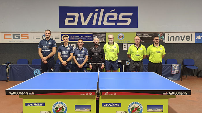 PRIMER PARTIDO DE COMPETICIÓN DE SEGUNDA NACIONAL: VICTORIA PARA EL OVIEDO TENIS MESA
