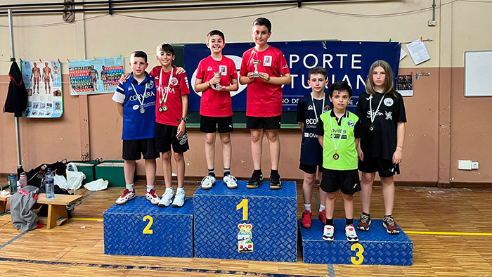 DIEGO RUBIO SE ALZA CON EL BRONCE EN DOBLES MASCULINOS EN EL CAMPEONATO DE ASTURIAS DE ALEVINES